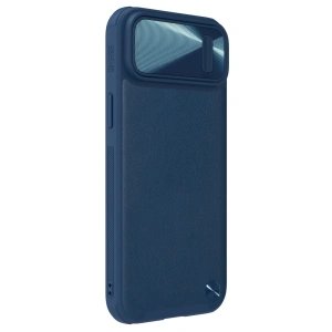 Etui Nillkin CamShield Leather S Apple iPhone 14 Plus / 15 Plus niebieskie