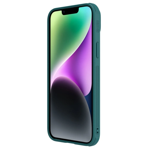 Kup Etui Nillkin CamShield Leather S Apple iPhone 14 Plus / 15 Plus zöld - NLK908 - {ean13} - Sklep Home Screen