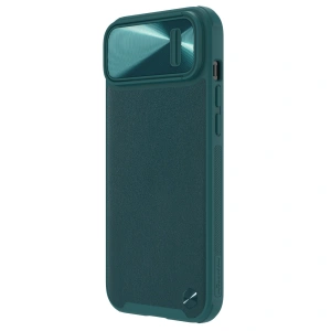 Etui Nillkin CamShield Leather S Apple iPhone 14 Plus / 15 Plus zielone