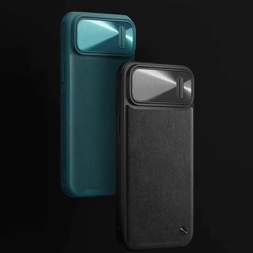 Kup Case Nillkin CamShield Leather S Apple iPhone 14 Pro Max grün - NLK909 - {ean13} - Sklep Home Screen