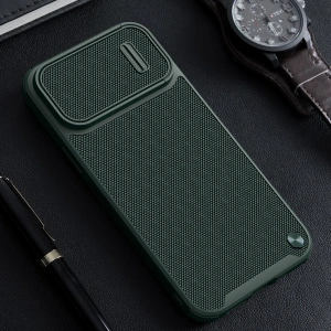 Etui Nillkin Textured S Apple iPhone 14 Plus / 15 Plus niebieskie