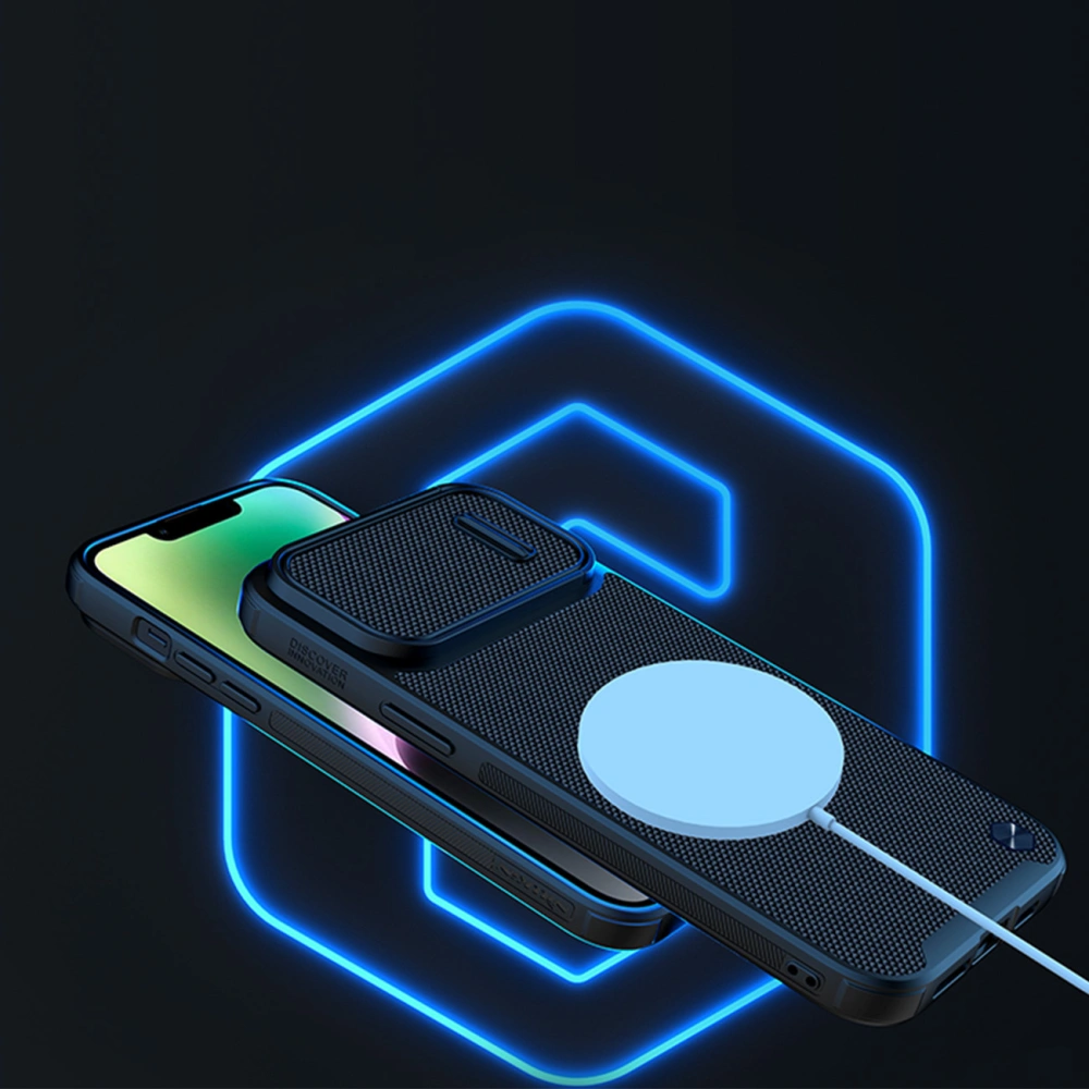 Etui Nillkin Textured S Apple iPhone 14 Pro Max ciemnozielone