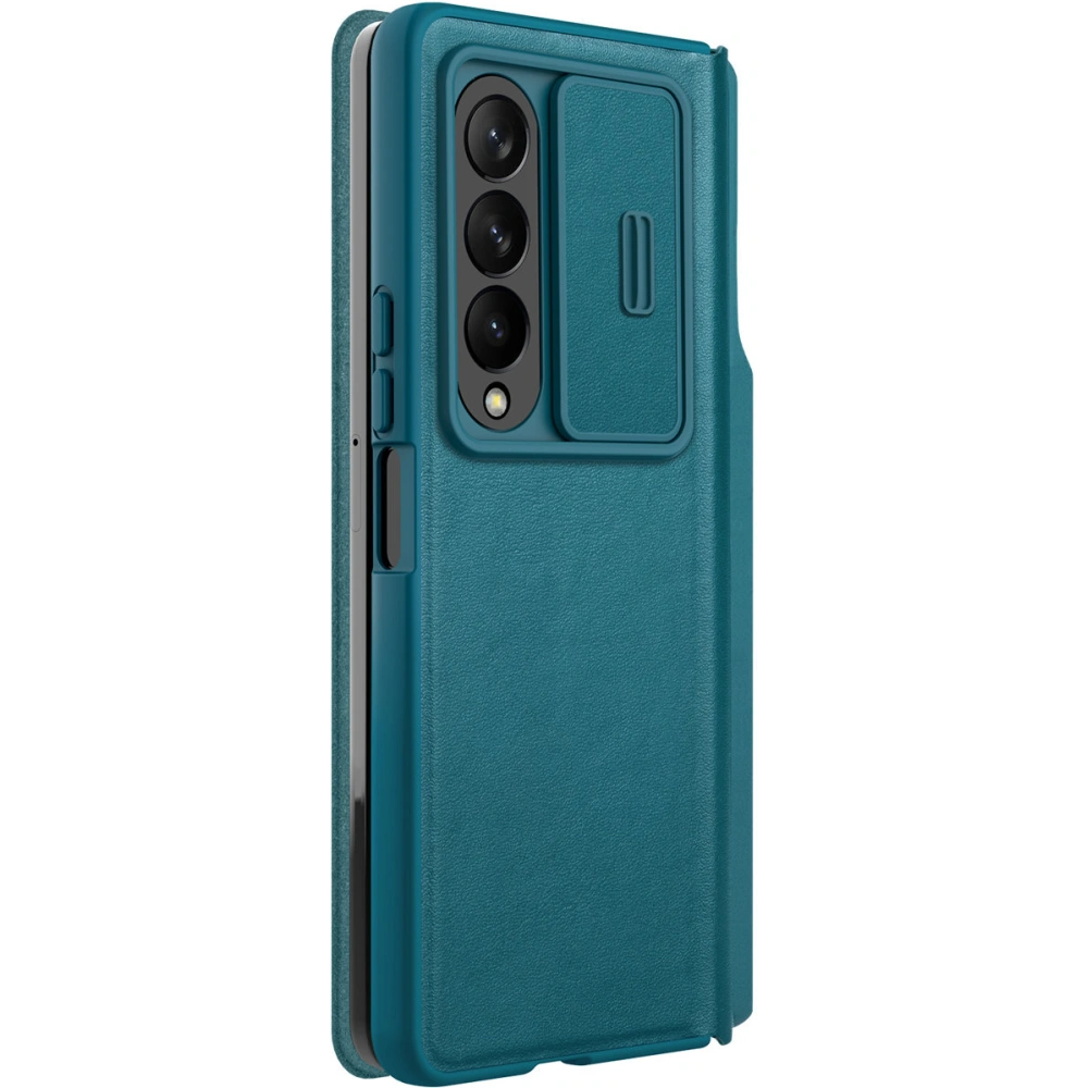 Etui Nillkin Qin Leather Pro Samsung Galaxy Z Fold 4 zielone