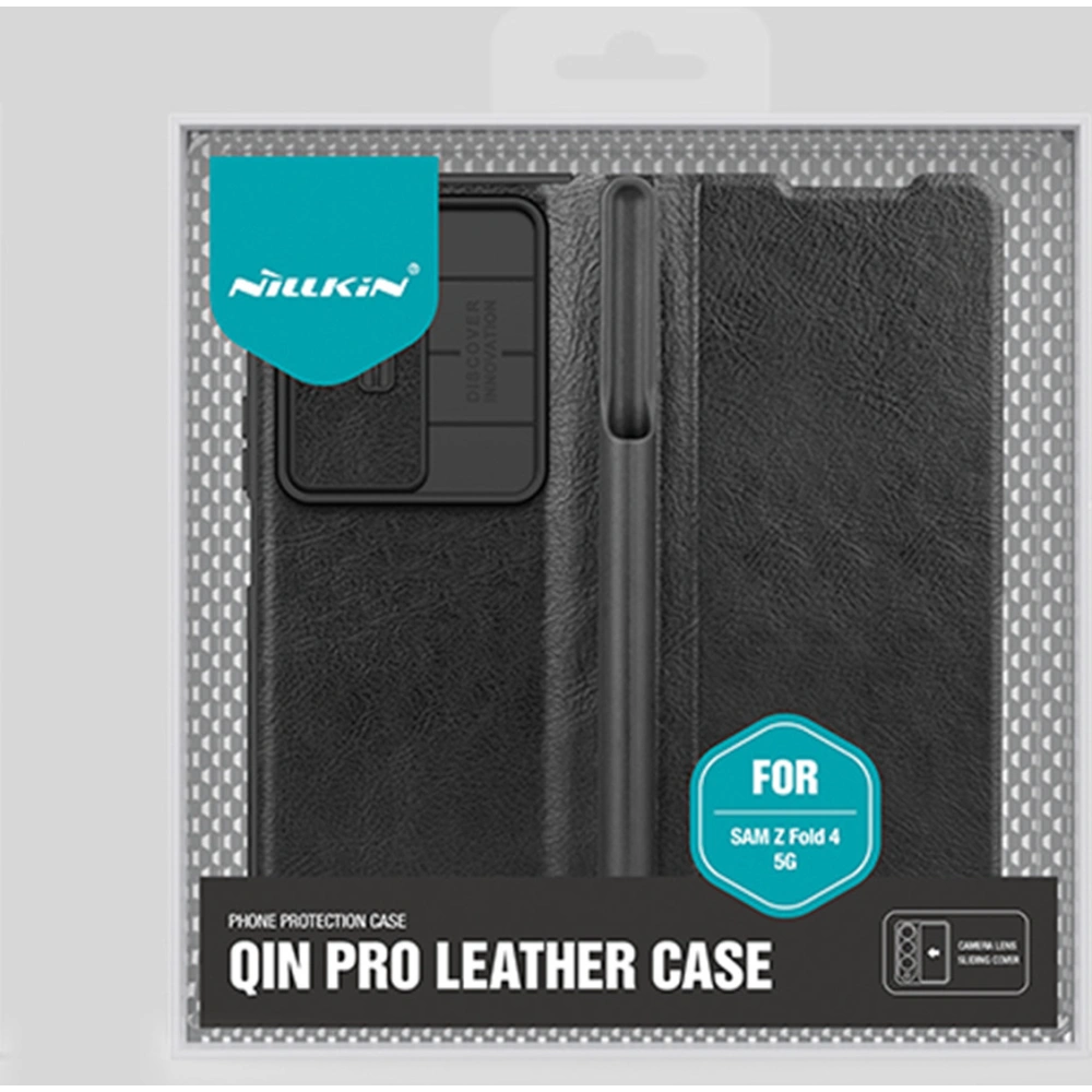 Etui Nillkin Qin Leather Pro Samsung Galaxy Z Fold 4 zielone