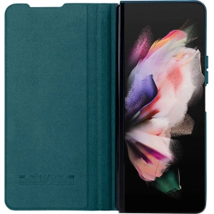 Kup Etui Nillkin Qin Leather Pro Samsung Galaxy Z Fold 4 zielone - NLK916 - {ean13} - Sklep Home Screen