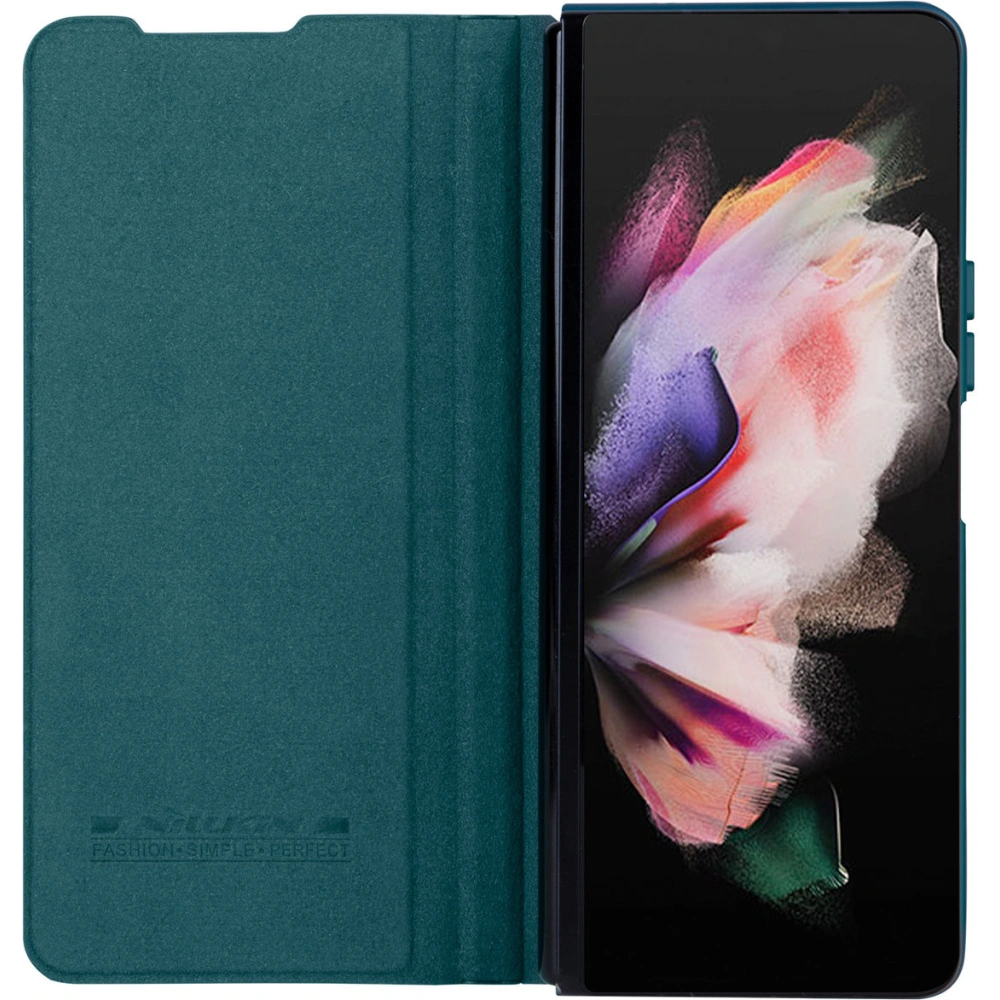 Etui Nillkin Qin Leather Pro Samsung Galaxy Z Fold 4 zielone