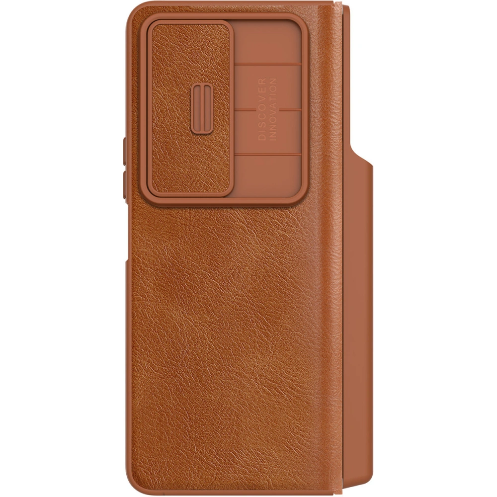 Etui Nillkin Qin Leather Pro Samsung Galaxy Z Fold 4 brązowe