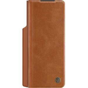 Kup Etui Nillkin Qin Leather Pro Samsung Galaxy Z Fold 4 brązowe - NLK917 - {ean13} - Sklep Home Screen