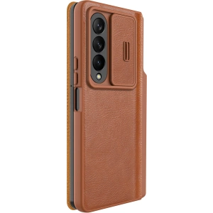 Kup Etui Nillkin Qin Leather Pro Samsung Galaxy Z Fold 4 brązowe - NLK917 - {ean13} - Sklep Home Screen