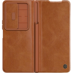 Kup Etui Nillkin Qin Leather Pro Samsung Galaxy Z Fold 4 brązowe - NLK917 - {ean13} - Sklep Home Screen