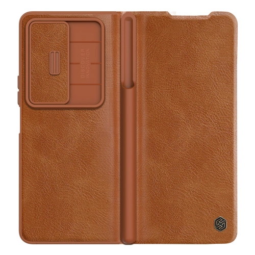Kup Etui Nillkin Qin Leather Pro Samsung Galaxy Z Fold 4 hnědé - NLK917 - {ean13} - Sklep Home Screen