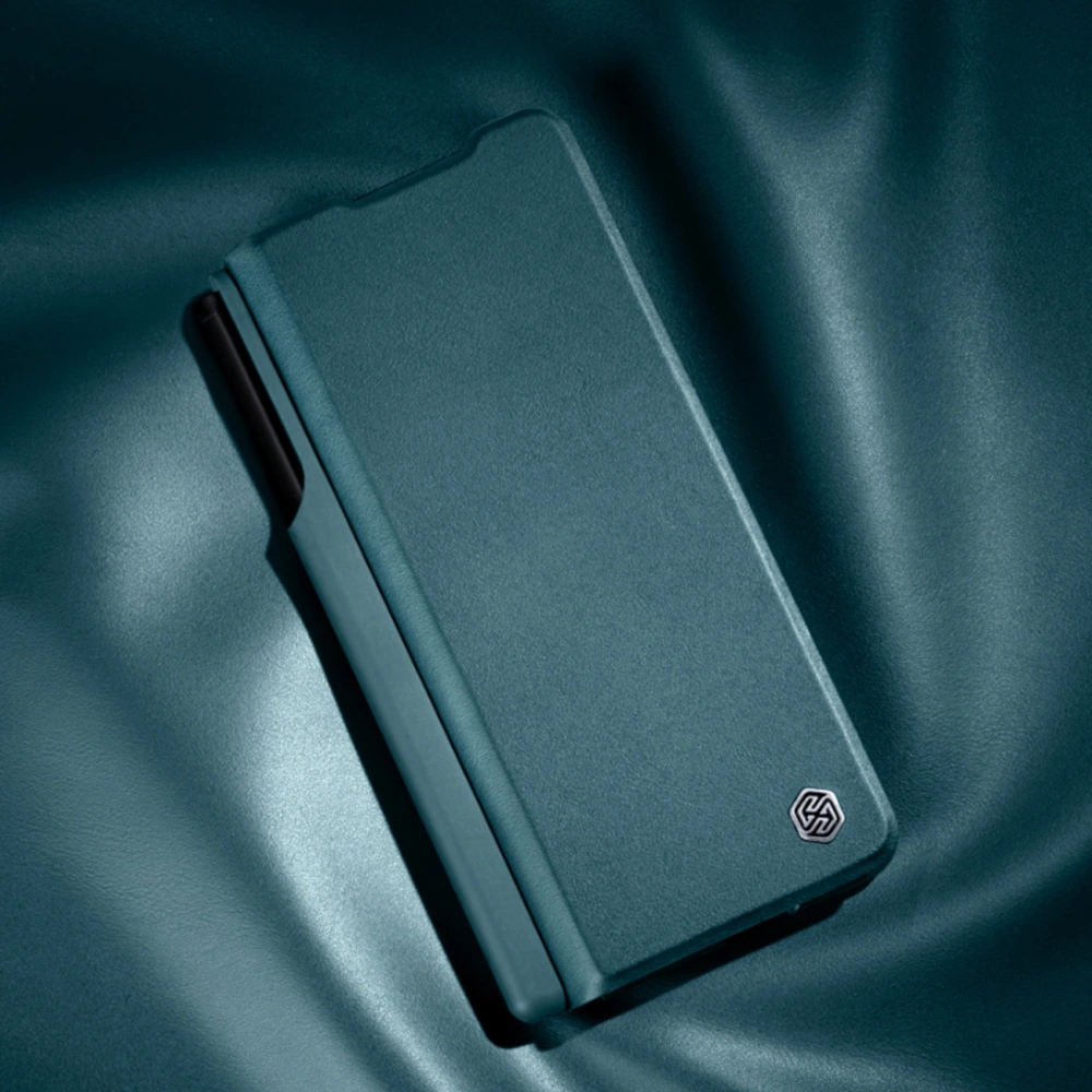 Etui Nillkin Qin Leather Pro Samsung Galaxy Z Fold 4 brązowe