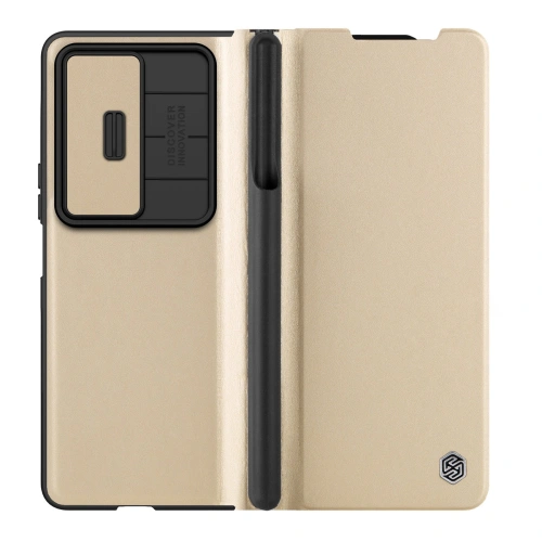 Kup Etui Nillkin Qin Leather Pro Samsung Galaxy Z Fold 4 arany - NLK918 - {ean13} - Sklep Home Screen