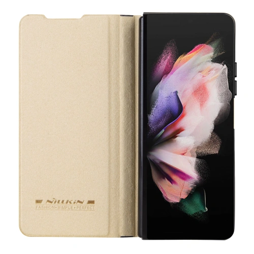 Kup Etui Nillkin Qin Leather Pro Samsung Galaxy Z Fold 4 zlaté - NLK918 - {ean13} - Sklep Home Screen