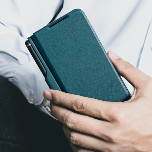 Kup Etui Nillkin Qin Leather Pro Samsung Galaxy Z Fold 4 zlaté - NLK918 - {ean13} - Sklep Home Screen
