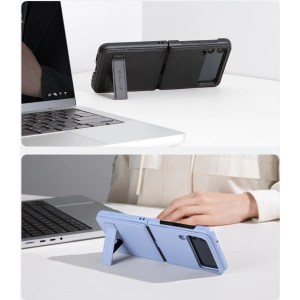 Kup Etui Nillkin Qin Vegan Leather Samsung Galaxy Z Flip 4 fekete - NLK919 - {ean13} - Sklep Home Screen