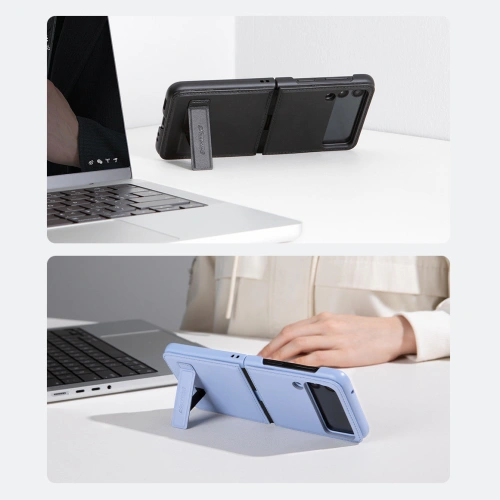 Kup Case Nillkin Qin Vegan Leather Samsung Galaxy Z Flip 4 schwarz - NLK919 - {ean13} - Sklep Home Screen