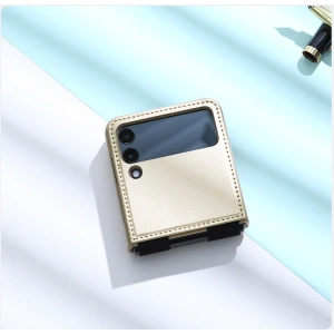 Kup Etui Nillkin Qin Vegan Leather Samsung Galaxy Z Flip 4 fekete - NLK919 - {ean13} - Sklep Home Screen