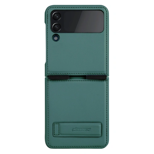 Kup Case Nillkin Qin Vegan Leather Samsung Galaxy Z Flip 4 dunkelgrün - NLK920 - {ean13} - Sklep Home Screen