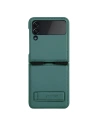 Etui Nillkin Qin Vegan Leather Samsung Galaxy Z Flip 4 verde închis