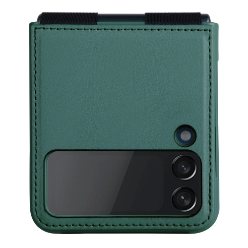 Kup Etui Nillkin Qin Vegan Leather Samsung Galaxy Z Flip 4 tmavě zelené - NLK920 - {ean13} - Sklep Home Screen