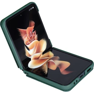 Kup Etui Nillkin Qin Vegan Leather Samsung Galaxy Z Flip 4 sötétzöld - NLK920 - {ean13} - Sklep Home Screen