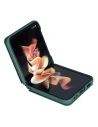 Kup Case Nillkin Qin Vegan Leather Samsung Galaxy Z Flip 4 dunkelgrün - NLK920 - {ean13} - Sklep Home Screen