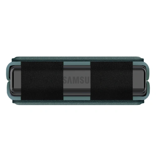 Kup Case Nillkin Qin Vegan Leather Samsung Galaxy Z Flip 4 dunkelgrün - NLK920 - {ean13} - Sklep Home Screen