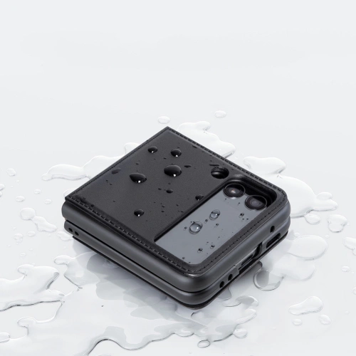Kup Case Nillkin Qin Vegan Leather Samsung Galaxy Z Flip 4 dunkelgrün - NLK920 - {ean13} - Sklep Home Screen