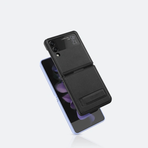 Kup Etui Nillkin Qin Vegan Leather Samsung Galaxy Z Flip 4 tmavě zelené - NLK920 - {ean13} - Sklep Home Screen