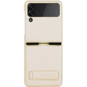 Kup Etui Nillkin Qin Vegan Leather Samsung Galaxy Z Flip 4 zlaté - NLK921 - {ean13} - Sklep Home Screen