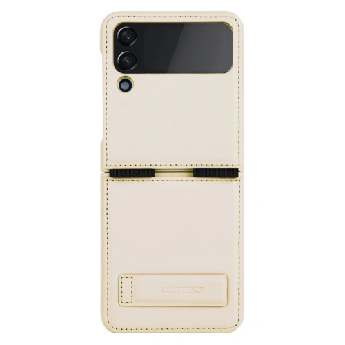 Kup Case Nillkin Qin Vegan Leder Samsung Galaxy Z Flip 4 gold - NLK921 - {ean13} - Sklep Home Screen