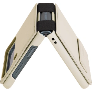 Case Nillkin Qin Vegan Leder Samsung Galaxy Z Flip 4 gold