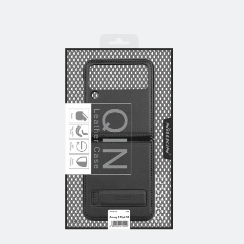 Kup Etui Nillkin Qin Vegan Leather Samsung Galaxy Z Flip 4 aurii - NLK921 - {ean13} - Sklep Home Screen