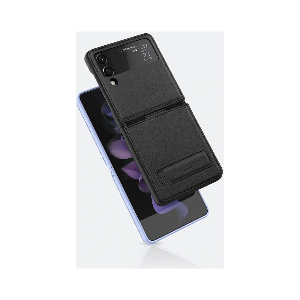 Etui Nillkin Qin Vegan Leather Samsung Galaxy Z Flip 4 złote