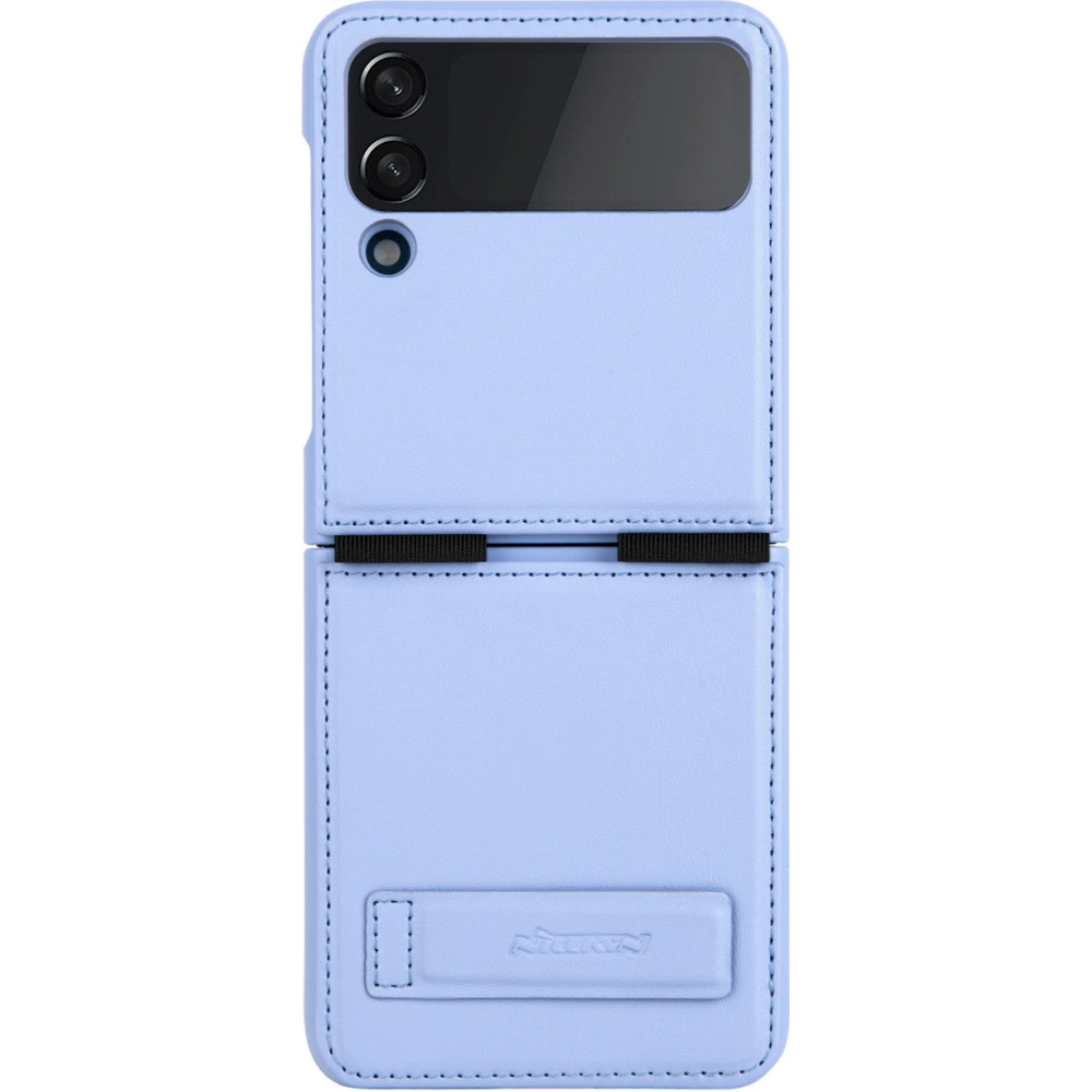 Etui Nillkin Qin Vegan Leather Samsung Galaxy Z Flip 4 fioletowe