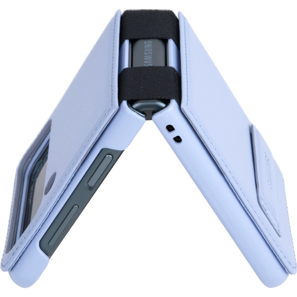 Etui Nillkin Qin Vegan Leather Samsung Galaxy Z Flip 4 fioletowe