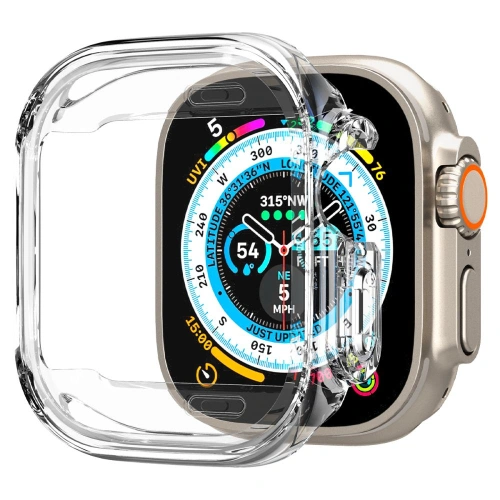 Kup Etui Spigen Ultra Hybrid Apple Watch Ultra 49mm Crystal Clear - SPN2604 - {ean13} - Sklep Home Screen