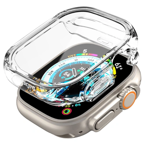 Buy Case Spigen Ultra Hybrid Apple Watch Ultra 49mm Crystal Clear - SPN2604 - {ean13} - Home Screen Store Europe