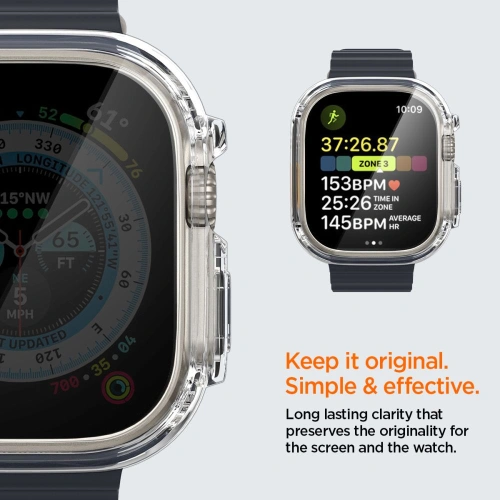 Buy Case Spigen Ultra Hybrid Apple Watch Ultra 49mm Crystal Clear - SPN2604 - {ean13} - Home Screen Store Europe