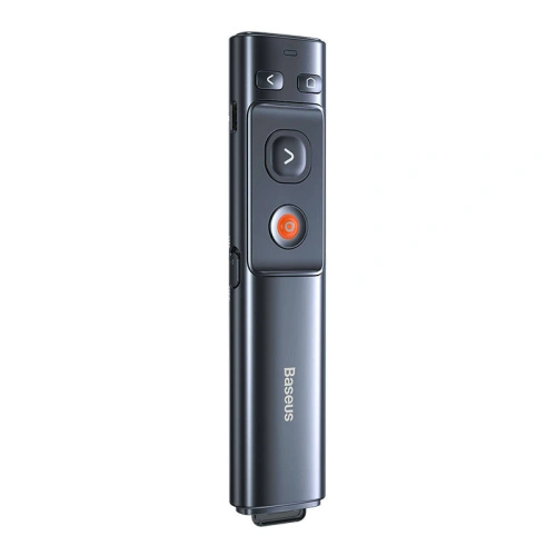 Kup Pilot multifuncțional Baseus Orange Dot pentru prezentări, cu indicator laser verde, reîncărcabil (gri) - BSU3872 - {ean13} - Sklep Home Screen