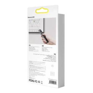 Buy Baseus Orange Dot Multifunctionale remote control for presentation with a green laser pointer gray - BSU3872 - {ean13} - Home Screen Store Europe