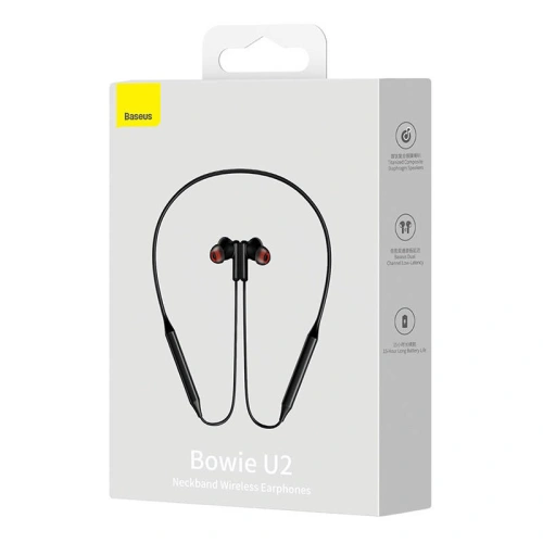 Buy Baseus Bowie U2 TWS Earphones (black) - BSU3873 - {ean13} - Home Screen Store Europe