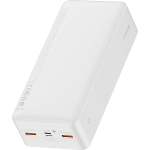 Powerbank Baseus Bipow 30000mAh 20W biały (Overseas Edition) + kabel USB/microUSB 0.25m biały
