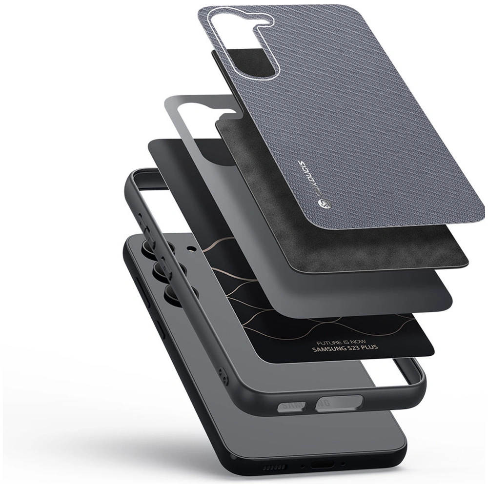 Etui Dux Ducis Fino Samsung Galaxy S23+ Plus szare