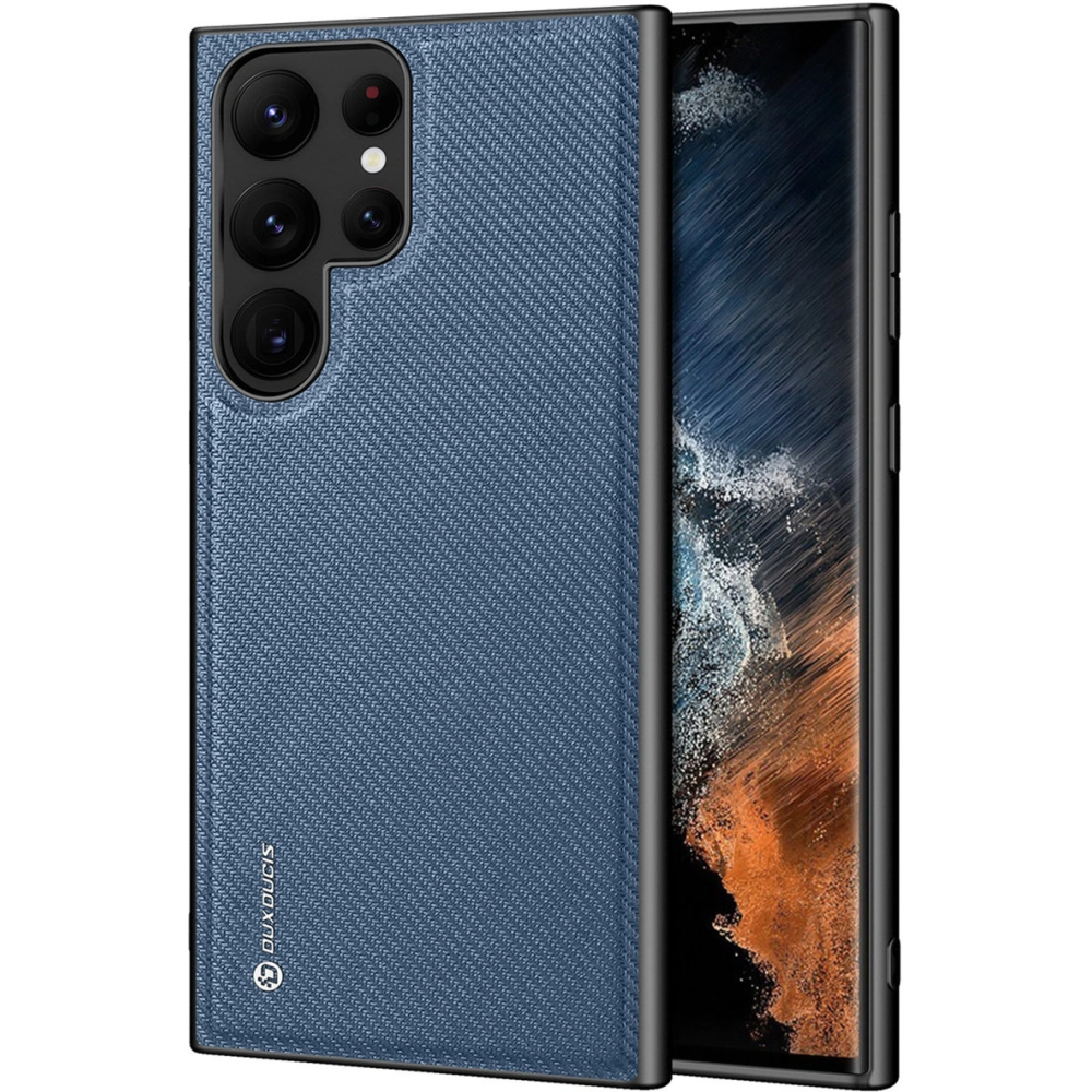Etui Dux Ducis Fino Samsung Galaxy S23 Ultra niebieskie
