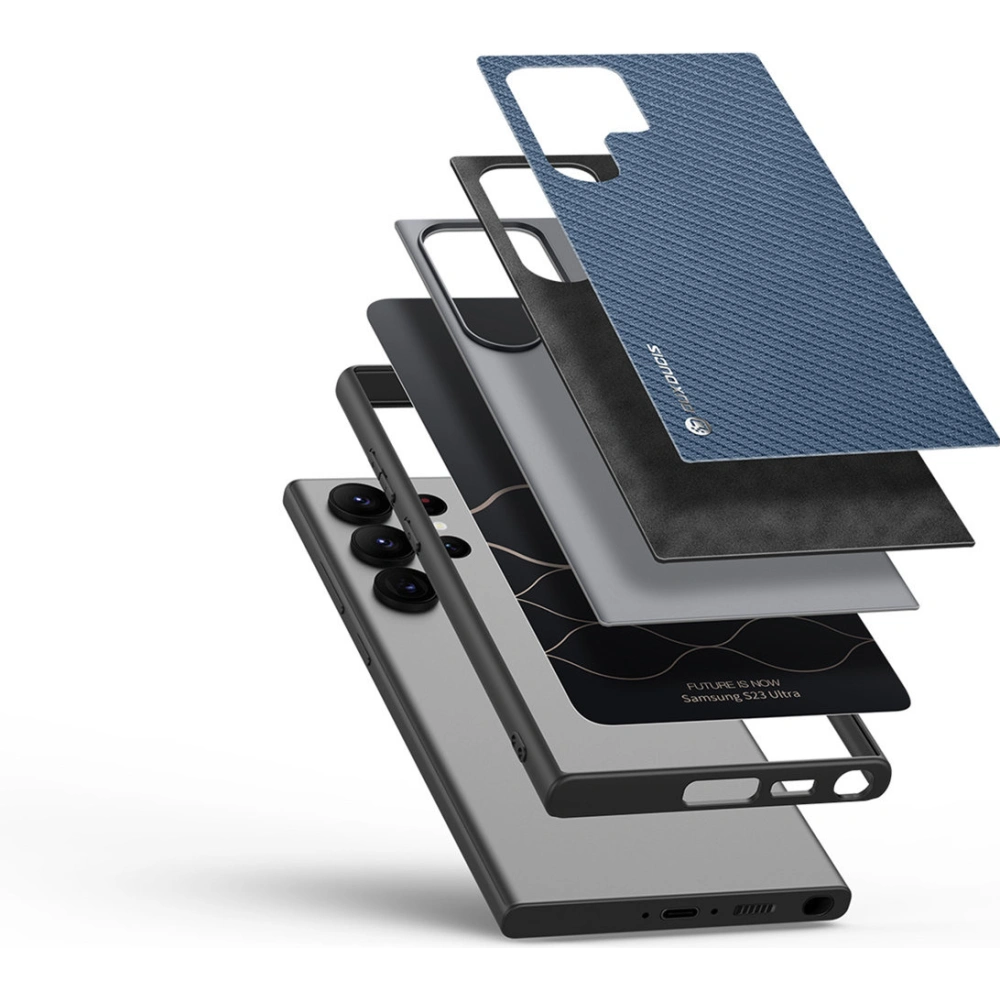 Etui Dux Ducis Fino Samsung Galaxy S23 Ultra niebieskie