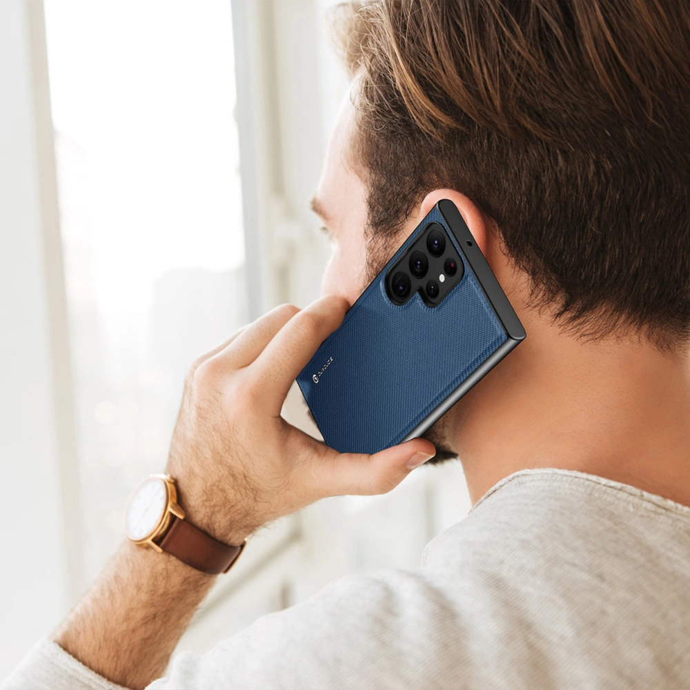 Etui Dux Ducis Fino Samsung Galaxy S23 Ultra niebieskie