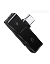Kup Adapter USAMS AU12 2in1 USB-C + Mini-Klinke 3,5mm schwarz (US-SJ386) - USA822 - {ean13} - Sklep Home Screen