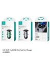 Kup Încărcător auto USAMS 2xUSB C23 36W Încărcare rapidă pentru mașină transparent negru (US-CC122) - USA825 - {ean13} - Sklep Home Screen
